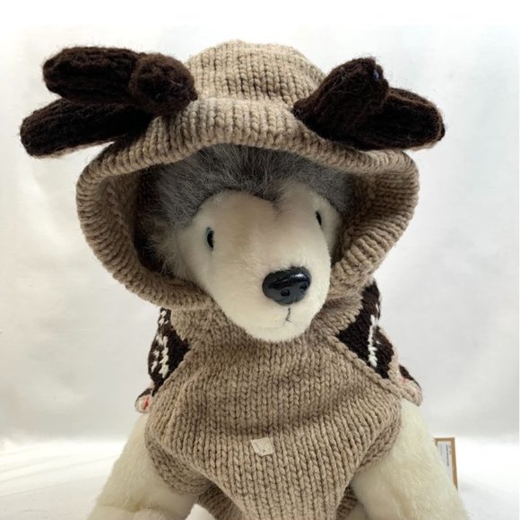 Chilly Dog Hand-Knit Organic Wool Moose Hoodie NWT - Picture 9 of 14